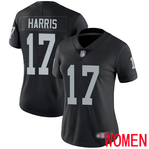 Oakland Raiders Limited Black Women Dwayne Harris Home Jersey NFL Football #17 Vapor Untouchable Jersey